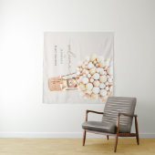 クマさんと一緒にお待ち遠しくて仕方ない！ベイビーシャワー タペストリー (インサイチュ(横))