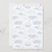 クマさんと気球のベビーシャワー 招待状 (裏面)