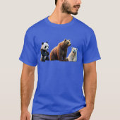 クマたち Tシャツ (正面)