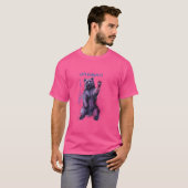 クマだ!絵を描の Tシャツ (正面フル)