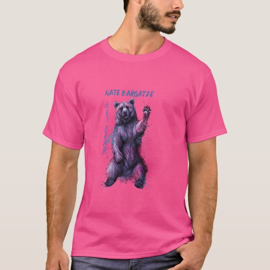 クマだ!絵を描の Tシャツ (正面)
