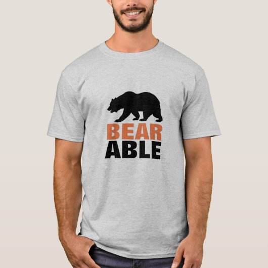 クマっぽい Tシャツ (正面)