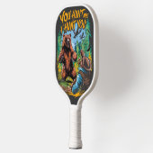 クマとの出会いウッズベアおもしろい狩り ピックルボールラケット (左)