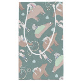 クマとウサギ スモールペーパーバッグ (裏面)