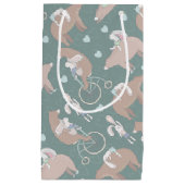 クマとウサギ スモールペーパーバッグ (正面)