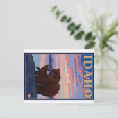 クマとカブ – アイダホ ポストカード (スタンド正面)