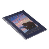 クマとカブ – アラスカ，シトカ ノートブック (右側)