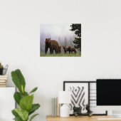 クマとカブ ポスター (ホームオフィス)