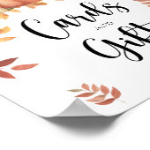 クマとカボチャ – カードとギフト赤ちゃんシャワー ポスター (角)