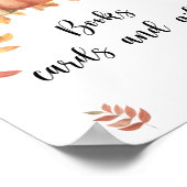 クマとカボチャ – ブックカードとギフトポスター ポスター (角)