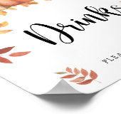 クマとカボチャ – 飲み救済物のポスター ポスター (角)