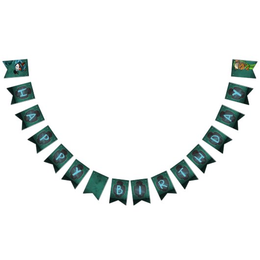 クマとキツネ誕生会 バンティングフラッグ (全)