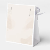 クマとサンシャインウォーター色ボーイズ赤ちゃんシャワー フェイバーボックス (裏面サイド)