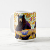 クマとドーナツのマグカップ コーヒーマグカップ (正面左)