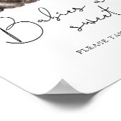 クマとハチミツの瓶 – ベビーは甘い ポスター (角)