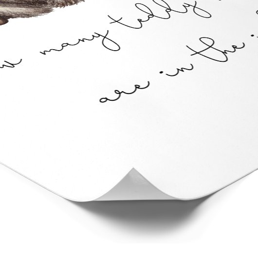 クマとハチミツ – テディベアの数を推測 ポスター (角)