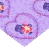 クマとハートギフトTableloth テーブルクロス (アングル)