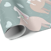 クマとバニー ラッピングペーパー (ロールコーナー)