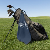 クマとブルウォッシュ ゴルフタオル (グリーン)