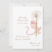 クマとマウスの子ども誕生日招待状 招待状 (裏面)