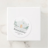 クマとユーカリの赤ちゃんシャワー フェイバータグ (インサイチュ)