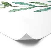 クマとリースウッドランドポスター ポスター (角)