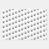 クマと山のラッピング紙シート ラッピングペーパーシート (正面3)