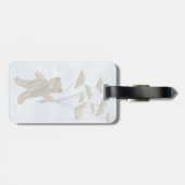 クマと本の蝶3 ラゲッジタグ (裏面横)