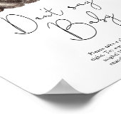 クマと瓶の蜂蜜 – 言わないベビー ポスター (角)