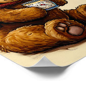 クマと茶の時間 ポスター (角)