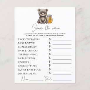 クマと蜂蜜 – プライス推測ゲーム