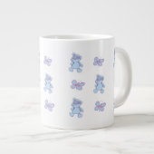 クマと蝶マグ ジャンボコーヒーマグカップ (正面右)