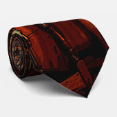 クマと鹿の角ビアマグパブオーナークールおもしろい ネクタイ (ロール)