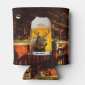 クマと鹿の角ビアマグパブオーナークールおもしろい 缶クーラー (裏面)