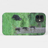 クマと3匹の子 Case-Mate iPhoneケース (裏面(横))