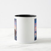 クマとCubWyomingヴィンテージ旅行ポスター マグカップ (中央)