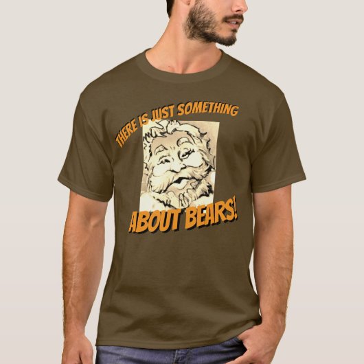 クマについて語るには余計なことはない Tシャツ (正面)
