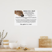 クマになる ポスター (キッチン)