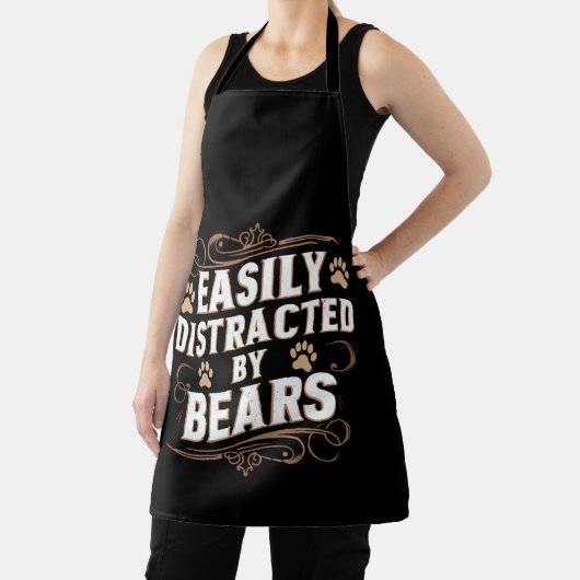 クマに容易に気を取られるゲイクマプライド エプロン (インサイチュ)