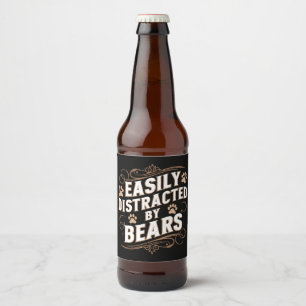 クマに気を取られがち ゲイ・ベア・プライド ビールラベル