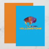 クマのいるイエローストーン国立公園 招待状 (正面/裏面)