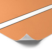 クマのぬいぐるみのそばの野球帽を被ったかわいい赤ちゃん男の子 ポスター (角)