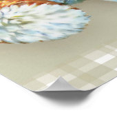 クマのぬいぐるみハグプリント ポスター (角)