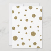 クマのぬいぐるみ　私たち、待ちきれない！女の子のベイビーシャワーパーティー 招待状 (裏面)