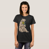 クマのひまわり Tシャツ (正面フル)