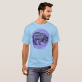 クマのイラストTシャツ Tシャツ (正面フル)