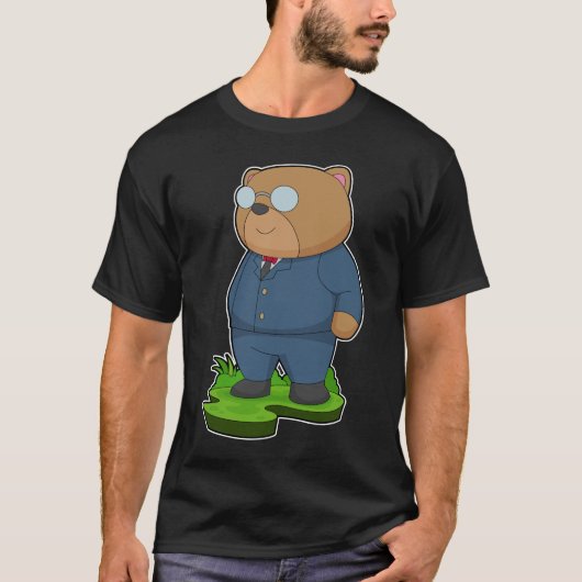クマのウェディングスーツ Tシャツ (正面)