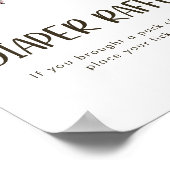 クマのオムツくじ ポスター (角)