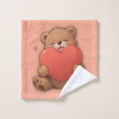 クマのカドル バスタオルセット (ウォッシュタオル)