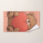 クマのカドル バスタオルセット (ハンドタオル)